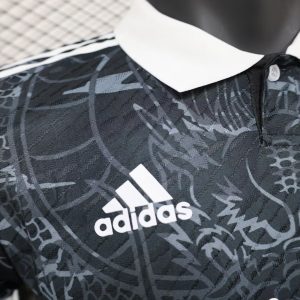 2024/2025 Player Version Real Madrid Chinese Dragon Black Football Shirt 1:1 Thai Quality