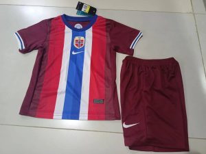 2024 Kids Size Norway National Team Home Football Shirt 1:1 Thai Quality