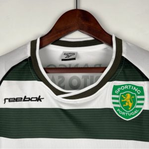 2001/2003 Retro Long Sleeve Sporting Lisbon Home Football Shirt