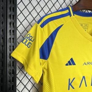 2024/2025 Kids Size Al-Nassr Home Football Shirt 1:1 Thai Quality