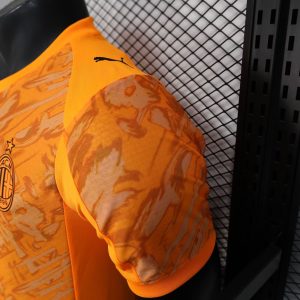 2025/2026 Player Version AC Milan Special Edition Orange Football Shirt 1:1 Thai Quality