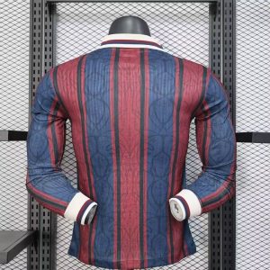 2025/2026 Long Sleeve Player Version Barcelona 125th Anniversary Edition Football Shirt 1:1 Thai Quality