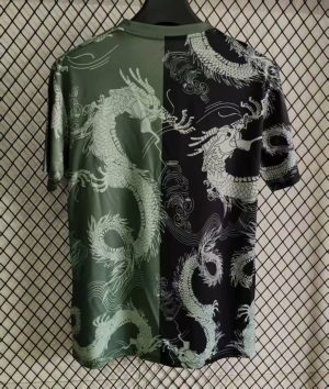 2025/2026 Real Madrid Special Edition Dragon Black Green Football Shirt 1:1 Thai Quality