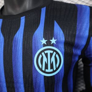 2025/2026 Long Sleeve Player Version Inter Milan Home Football Shirt 1:1 Thai Quality