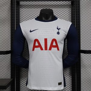 2024/2025 Player Version Long Sleeve Tottenham Home Football Shirt 1:1 Thai Quality