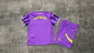 2025/2026 Kids Size Dortmund Special Edition Purple Football Shirt 1:1 Thai Quality