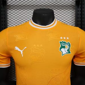 2024 Player Version Côte d’Ivoire Special Edition Orange Football Shirt 1:1 Thai Quality