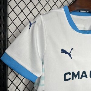 2024/2025 Kids Size Olympique de Marseille Home Football Jersey 1:1 Thai Quality
