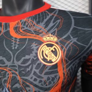 2025/2026 Player Version Real Madrid Special Edition Black Dragon Football Shirt 1:1 Thai Quality