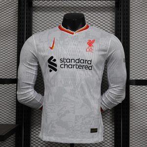 2024/2025 Long Sleeve Player Version Liverpool Third Away Football Shirt 1:1 Thai Quality