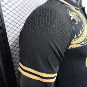 2024/2025 Player Version Real Madrid Chinese Dragon Black Football Shirt 1:1 Thai Quality