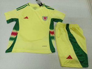 2024 Kids Size Wales Away Football Shirt 1:1 Thai Quality