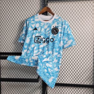 2023/2024 Ajax Training Wear Blue Football Shirt 1:1 Thai Quality