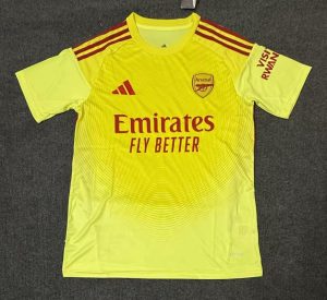 2025/2026 Arsenal Goalkeeper Yellow Football Shirt 1:1 Thai Quality