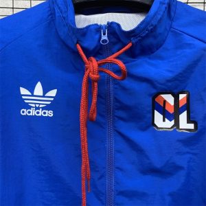2024/2025 Lyon Windbreaker Blue Soccer Jersey 1:1 Thai Quality