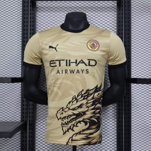 2024/2025 Player Version Manchester City  Special Edition Cream color Football Shirt 1:1 Thai Quality