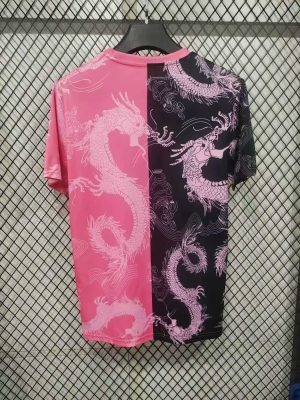2025/2026 Real Madrid Special Edition Dragon Black Pink Football Shirt 1:1 Thai Quality