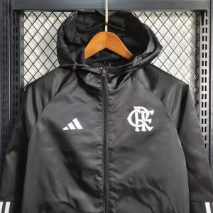 2023/2024 Flamengo Windbreaker Black Soccer Jersey