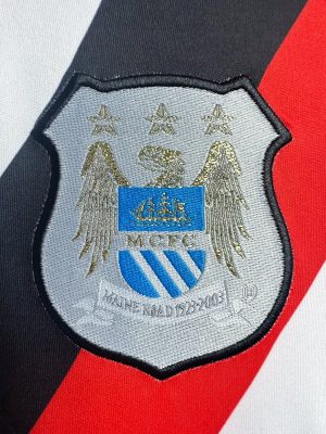 2002/2003 Retro Manchester City Away Football Shirt 1:1 Thai Quality