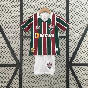 2024/2025 Kids Size Fluminense Home Soccer Shirt 1:1 Thai Quality