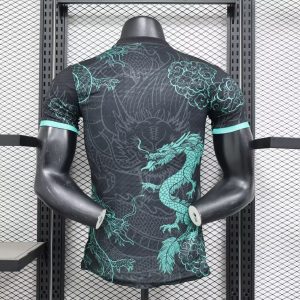 2025/2026 Player Version Real Madrid Special Edition Bule Dragon Black Football Shirt 1:1 Thai Quality